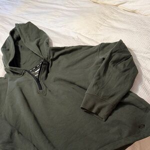 DKNY Women’s  Olive Zip-Up Sweater size XL